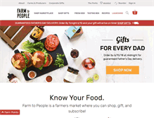 Tablet Screenshot of farmtopeople.com